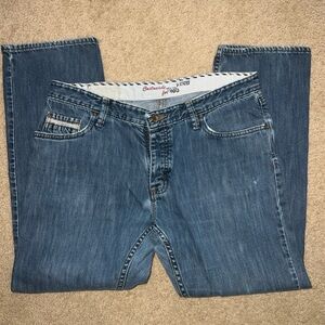 Vans Men's baggieRelaxed Fit stonewashed Denim Jeans 34x30